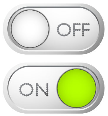 on off buttons