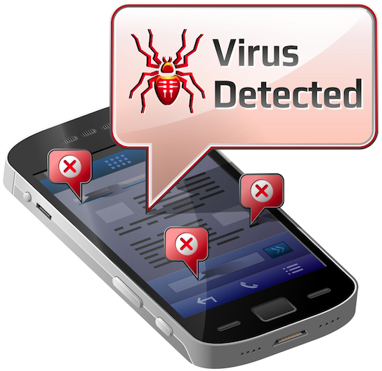 mobile data security virus