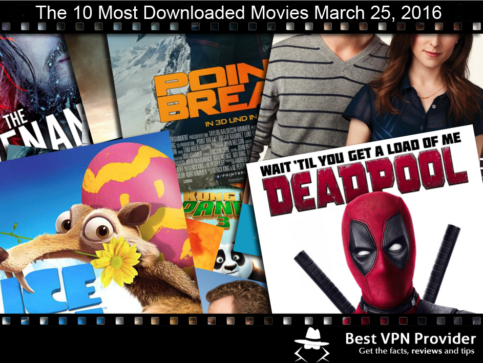 most downloaded movies march 25 2016