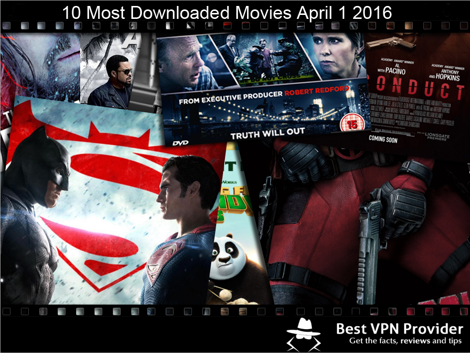 most downloaded movies april 1 2016