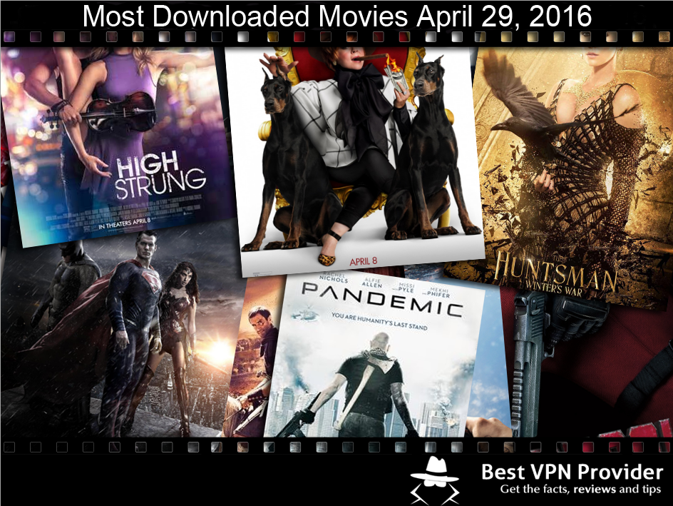 most downloaded movies april 29 2016