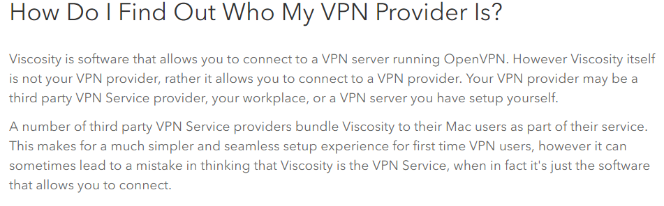 what is viscosity vpn